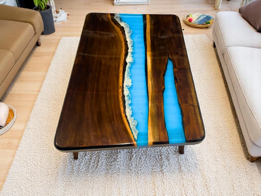 Trendy Epoxy Console Table for Entryway Interiors Masterpiece 